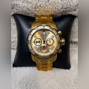 Invicta Gold Tone Dive Watch 48mm